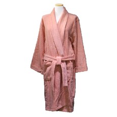 SOFT TOUCH 30支紗 高級飯店浴袍, 粉紅色, 1個