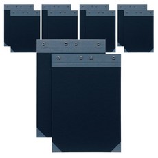 Munhwa Filing System 紙蓋頂部 210 x 300 毫米 F295-7 正面 + 背面, 黑色的, 10套