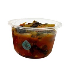 PLA 투명 원형 용기 121파이 500ml, 50개입, 10개