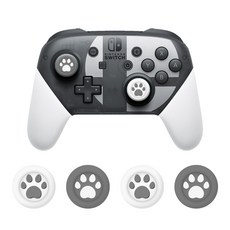 Hohu 任天堂 Akitomo Switch Pro Con PS4 Dual Shock XBOX360 操縱桿標籤灰色, 單一商品, 1套