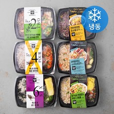 더바른도시락 RICE&BALL 3종 + Tasty in 3종 도시락(냉동), 1.284kg, 1세트