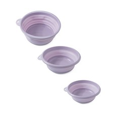 KOKIRI LIVING 粉彩折疊盆小+中+大套組 KPD-2539, 紫色