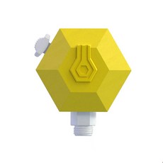 You & Me 多用途寵物淋浴噴頭, 1個, 黃色