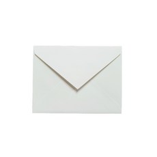 明信片式彩色紙 喜帖 邀請卡 郵寄用 三角蓋明信片信封 165 x 115 mm, 白色, 100個