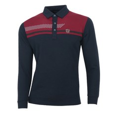 Ferra US 男士埃文配色高爾夫長袖襯衫 CTOP2063FW0