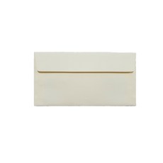 票券式 商品禮券 現金 新鈔 答謝禮 封套式 萊妮紙 零用錢信封 175 x 85 mm, 淺米色, 100個