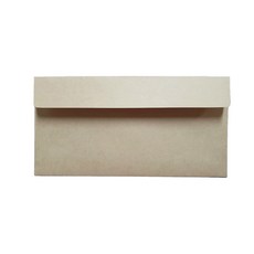 牛皮紙明信片信封 220 x 105 mm, 單一顏色, 100個