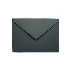 方形厚實明信片信封 180 x 120 mm, 貂皮紙黑色, 100個