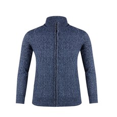 Luxgolf 男士扭紋拉絨全拉鍊針織開衫 PR20W806