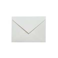 彩色美術紙 紙張 喜帖 邀請函 郵寄用 三角形封口 萊妮紙 明信片信封 165 x 115 mm, 條紋白, 100個