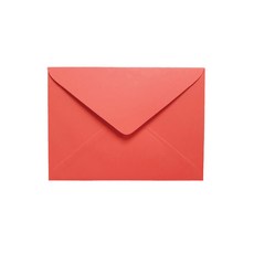 彩色邀請函 進口紙 明信片信封 180 x 120 mm, 深紅色, 100個