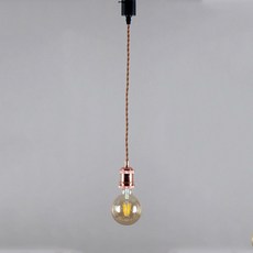 Insta 照明鑄件 1 燈 P/D A 型導軌插頭燈具棕線 1m, 玫瑰金