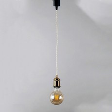 Insta 照明鑄件 1 燈 P/D A 型導軌插頭 燈具金線 1m, 棕色的