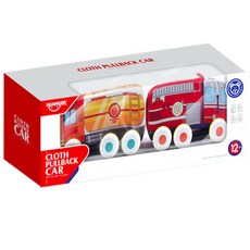 軟徽迴力消防車加油車套裝 huanhe0241, 混色