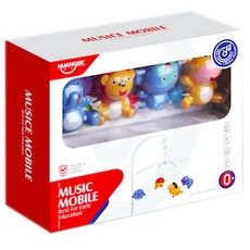 HUANGER 動物造型床篇邊音樂鈴 huanhe0301, 混色