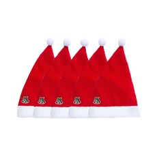 聖誕帽 高級款 中, 混合顏色, 5個