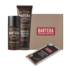 BARTERA 刮鬚膏 120ml+奶油香膏 100ml 禮盒裝, 1套