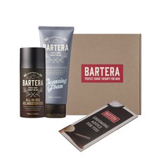 BARTERA 潔面泡沫 150ml + 保濕霜 100ml 禮盒裝, 1套