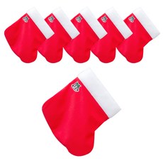 聖誕襪 大, 混合顏色, 6個