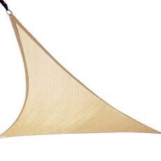 소림사 그늘막 썬쉐이드 삼각타프 5 x 5 x 5m, 1개, 샌드베이지
