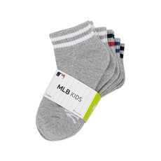 MLB 兒童雙線短襪 5雙入