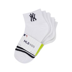 뉴욕양키스 MLB 아동용 앞코이선 단목 양말 5족