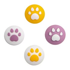 Nintendo Switch貓掌Joy-Con 紫色 黃色 n0429, 單品, 1個