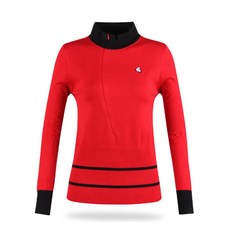 Kim Young-joo Sports 女式半領拉鍊針織襯衫 LB20A608W