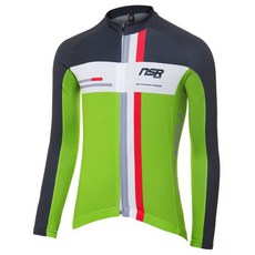 NSR 남성용 슈퍼노바 긴팔 자전거 져지