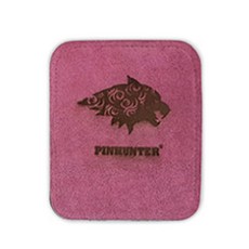 PINHUNTER 高爾夫球巾 基本款, 4部落圖騰狼粉紅色