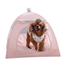GUMDONGE 一鍵式寵物帳篷, 粉紅色
