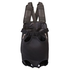 NICREW Pettoy 寵物狗揹巾前背包, 網眼黑