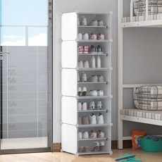 GAPANG 輕型塑膠收納鞋櫃 09款, 白色的