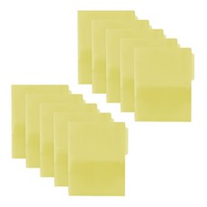 雙口袋文件夾 02 A4, 10個, 黃色