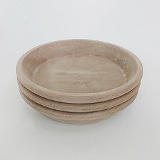 Garden in the City 陶盆 Vaso Volcano 花盆底盤 3入, 摩卡色, 3個