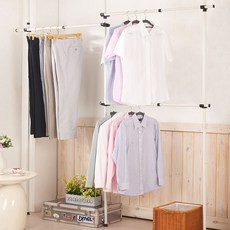 JENIYU Elo 系統 3 層衣架 130-220cm, 白色的