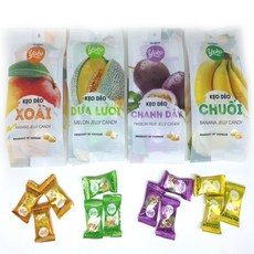 綜合水果軟糖組 芒果+哈密瓜+香蕉+百香果