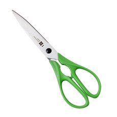 에스앤에프 다용도 주방가위 S2332, 그린, 1개