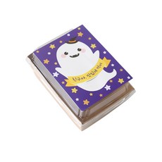 牛皮紙三明治迷你一次性容器 100p + 幽靈糖果架 100p, 1套