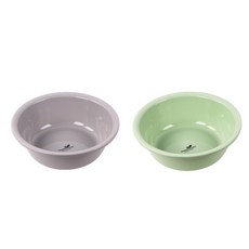 粉彩洗臉盆 大, 隨機發貨, 2個