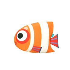cotton-i-home 印花動物立體造型抱枕, 魚