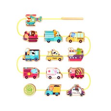 NOVEL LAND 國標木珠穿線玩具運輸