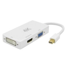 Coms Mini DP轉HDMI+VGA+DVI 轉接器, FW599
