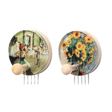 KOKKOPIN 藝術無痕釘附著式2件組, 竇加 芭蕾課+莫內 向日葵, 1套