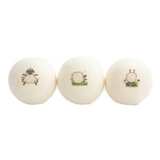 JOHNNYSHELI 烘衣機專用羊毛球 2號 3件組, 1套