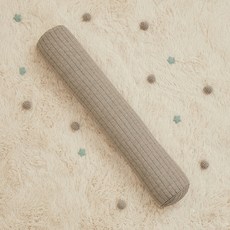 BEBE SMITH 身體靠枕, 灰色 直條紋款