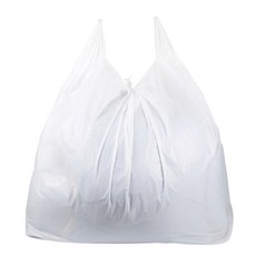 [韓國製造] Damda 手提式棉被垃圾袋 白色, 130L, 50個