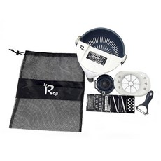 ROJI 萬能切菜器13件全配組合, 白色, 1個