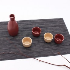 手工陶瓷果實德利瓶組, 1套, 德利瓶 + 酒杯