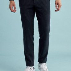 헤지스골프 남성용 골프 라인배색 스트레치 두잉팬츠 HUPA0D961BK